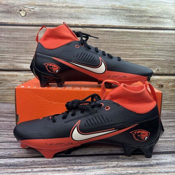 Mens 10.5 Nike Vapor Edge Pro 360 2 Oregon State PE Football Cleats FJ5747-001 main image 3